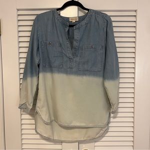 Cloth and Stone Chambray Blouse, Size Small